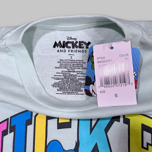 Disney Mickey and Friends Graphic Tee Blue – Size S - Picture 4 of 4